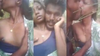 Outdoor bangla sex clip desi couple bush