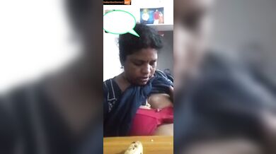 Tamil Mom Playing Milky Boobs